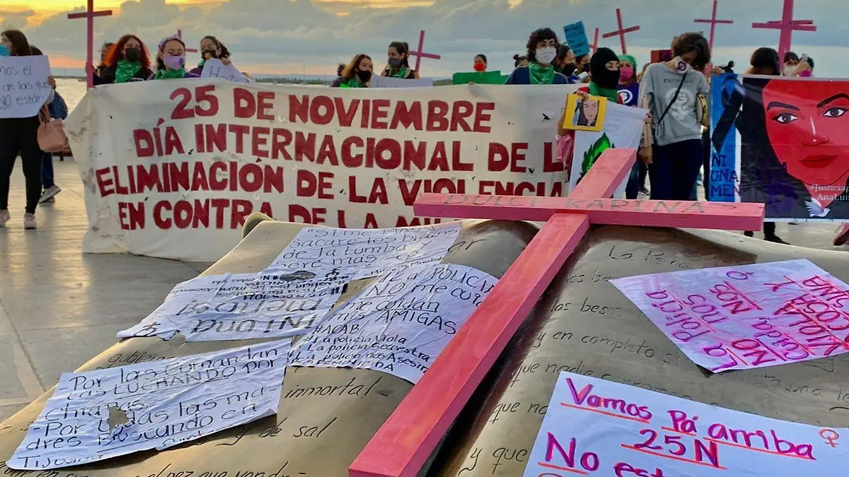 Marcha contra la violencia de género La Paz